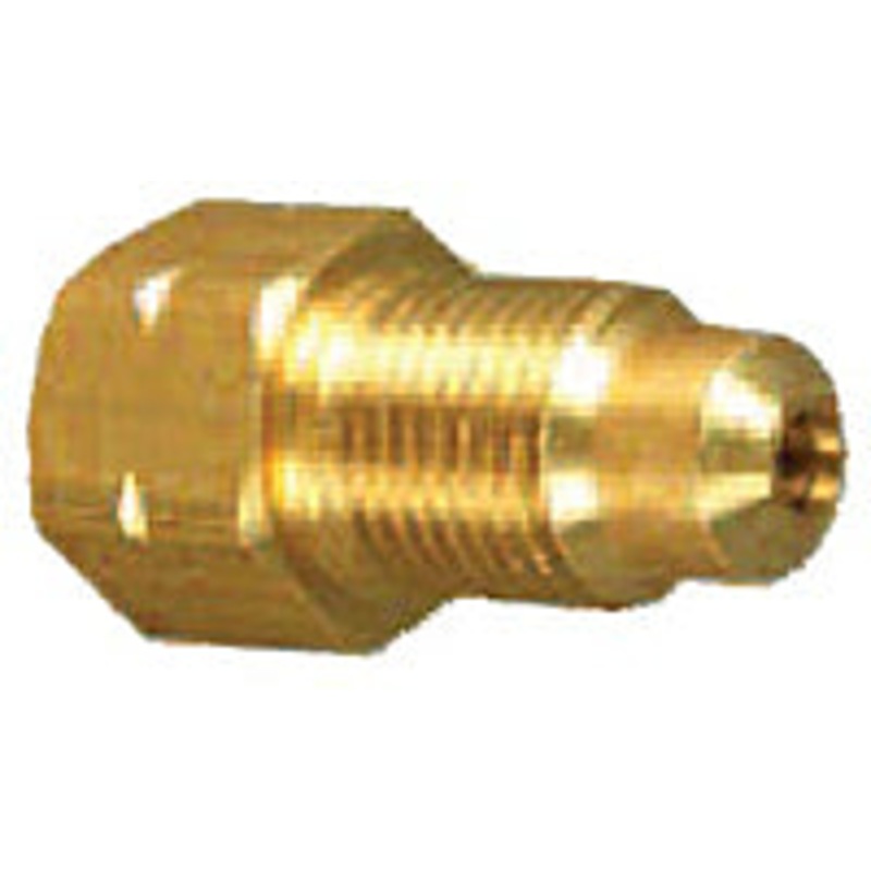 Metric Brake Line Adapter, 3/16 in, (3/8 in -24), 3/16 in, 12mm x 1.25 5 pack