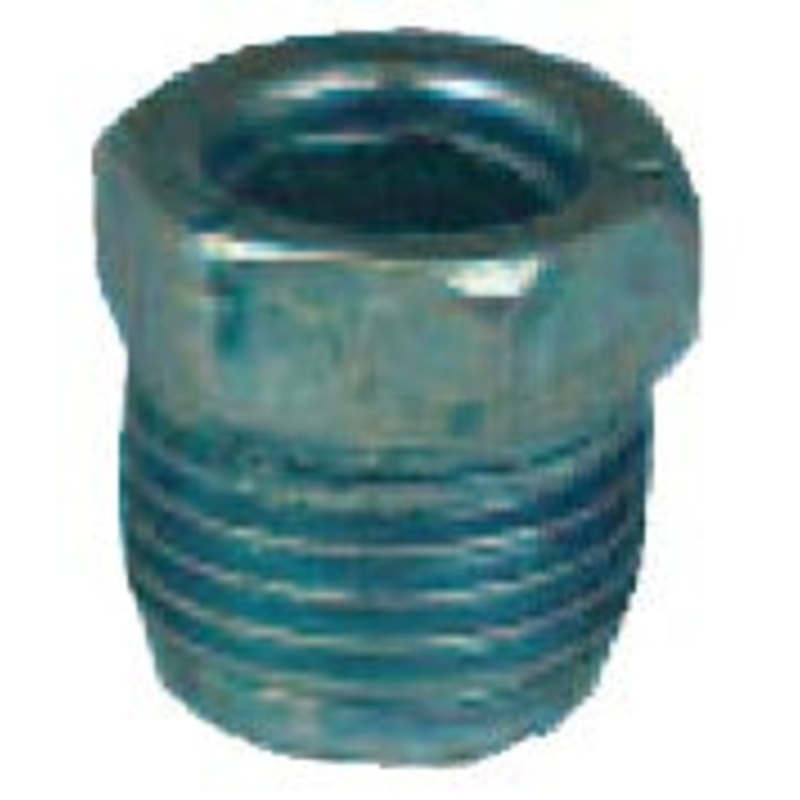 Power Steering & Transmission Line Steel Tube Nuts & Adapter, 3/8 in, 16 mm, 1.5, Blue 5 pack