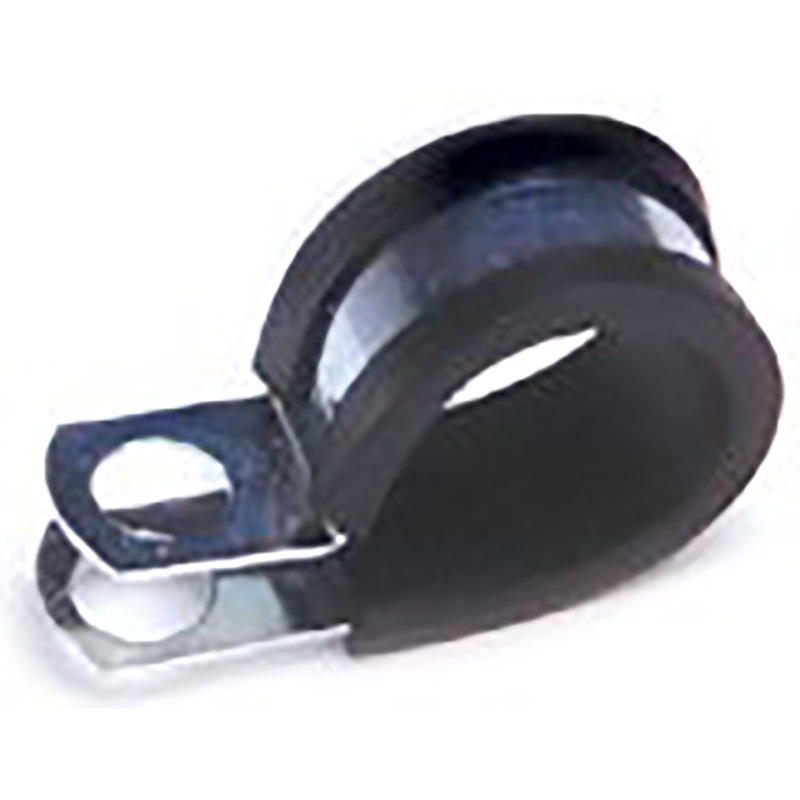 Rubber Insulated Steel Clamps 5/8 Diameter Hole .375 – 10 or 100 Pack