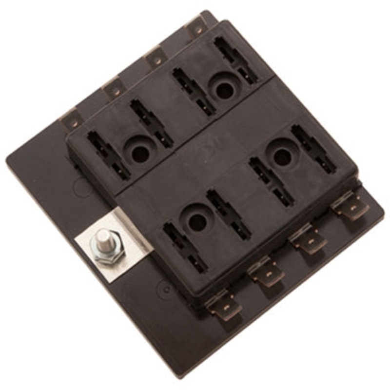 Universal 8 Position ATC/ATO Blade Type Fuse Holder Block Panel