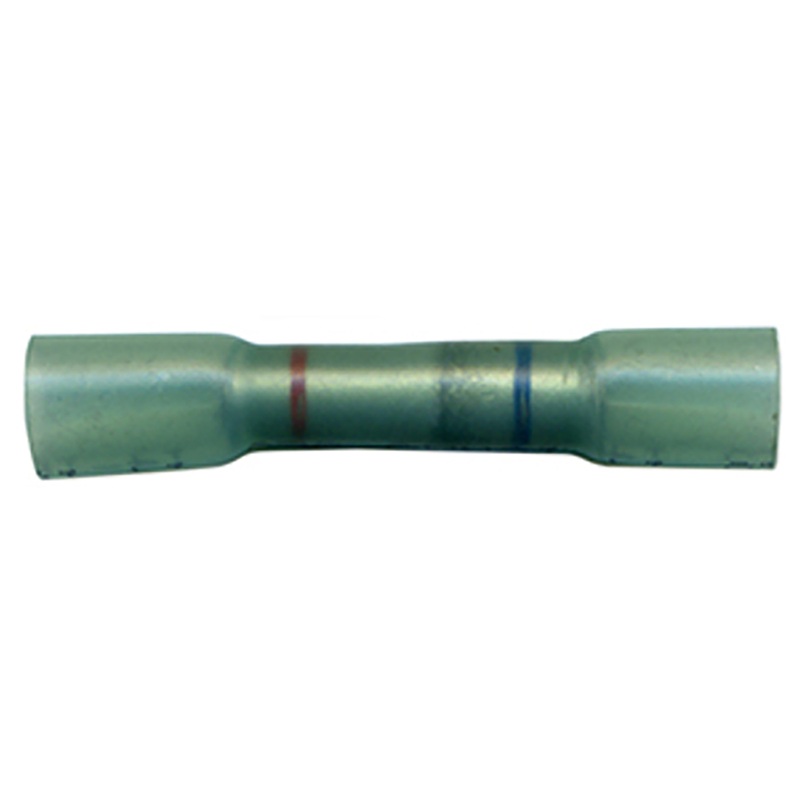 22-18 to 16-14 AWG Blue Step Down Butt Connector – Heat Shrink & Crimp – 10 to 500 Pack