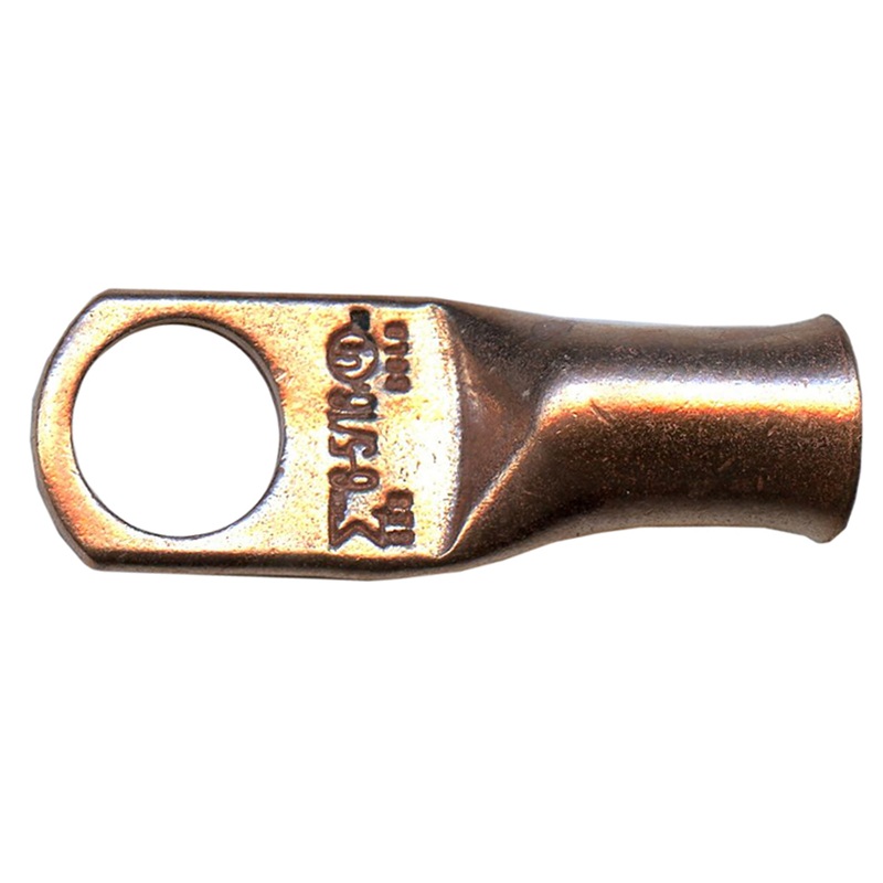 6 AWG Copper Lug – 5/16 Ring Terminal – 10 or 100 Pack