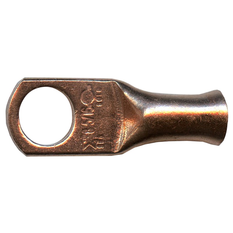 8 AWG Copper Lug – 5/16 Ring Terminal – 10 or 100 Pack