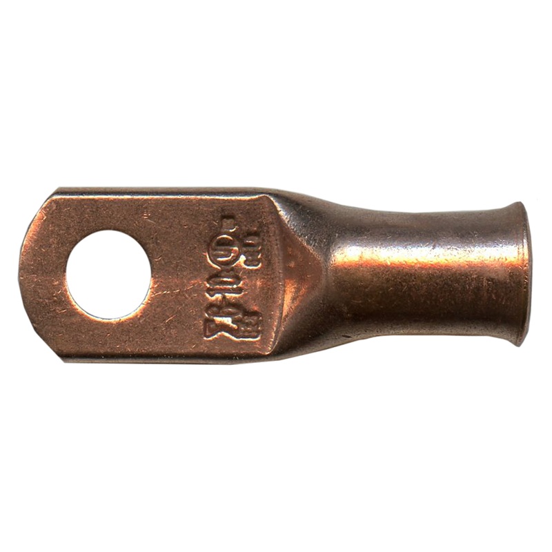Standard Copper Lug 6 AWG #10 Ring Size – 10 or 100 Pack