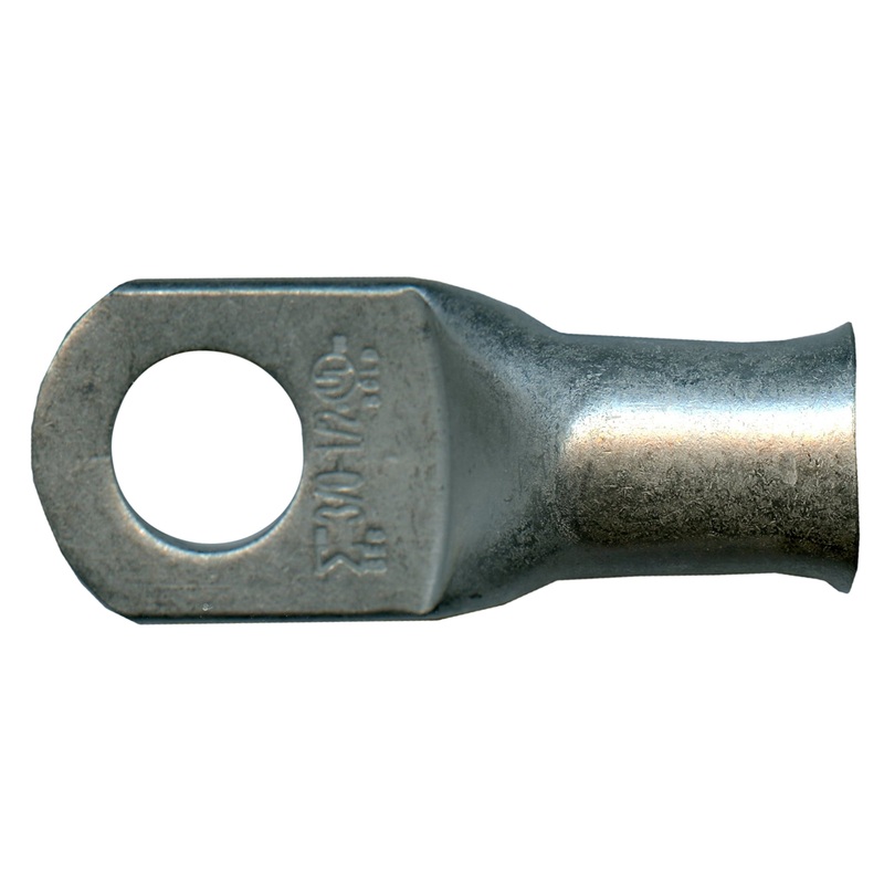 Standard Tinned Copper Lug 3/0 AWG 1/2 Ring Size – 10 or 100 Pack