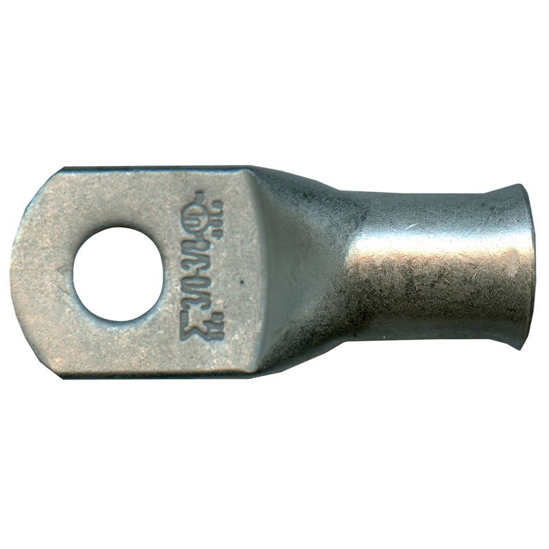 Standard Tinned Copper Lug 3/0 AWG 3/8 Ring Size – 10 or 100 Pack