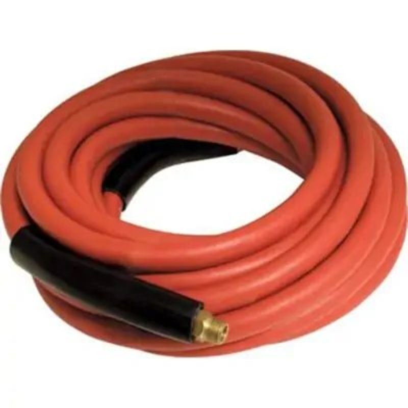 3/8 x 50′ Reinforced Air Hose 325 PSI, 1/4 NPT (USA Made)