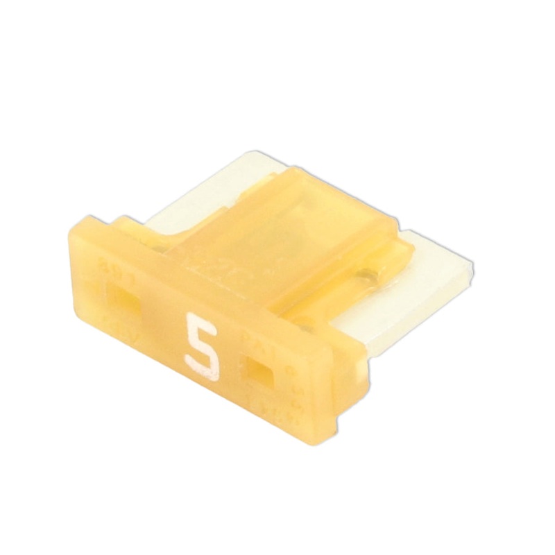 5 Amp Low Profile Mini Blade Fuse – ATM / APM / MIN Style – 5 or 25 Pack