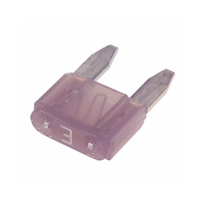 ATM / APM / MIN Mini Automotive Blade Fuse – 3 Amp – 5 or 50 Pack