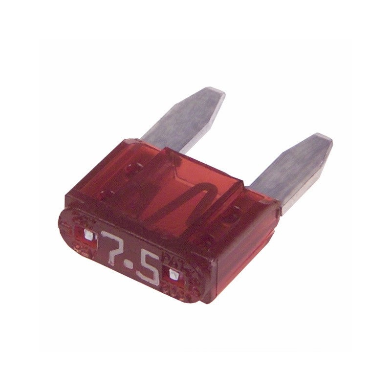 ATM / APM / MIN Mini Automotive Blade Fuse – 7.5 Amp – 5 or 50 Pack