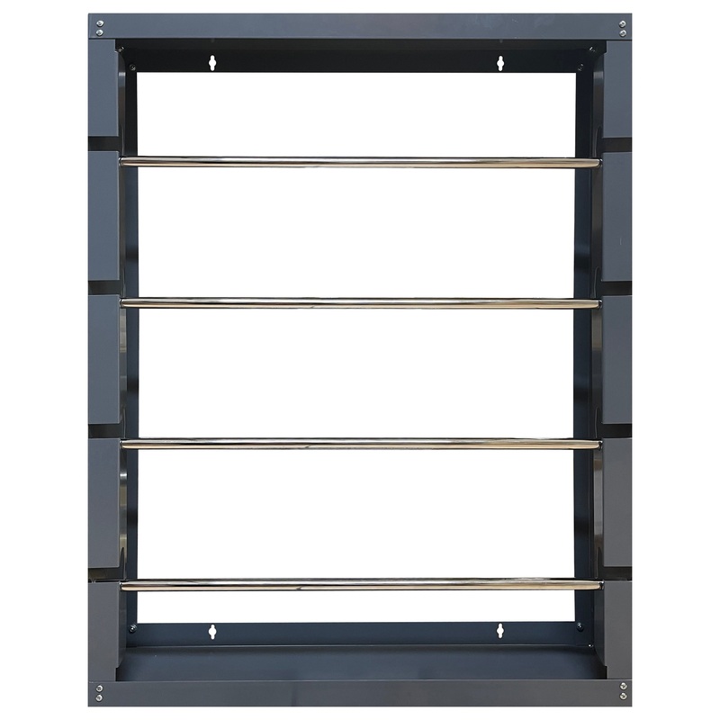 Gray Heavy Duty Steel Wire Spool Rack