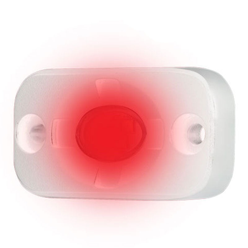 Heise HE-ML1R Red LED Marine Auxiliary Lighting Pod 9 Watt – 1.5 Inch x 3 Inch