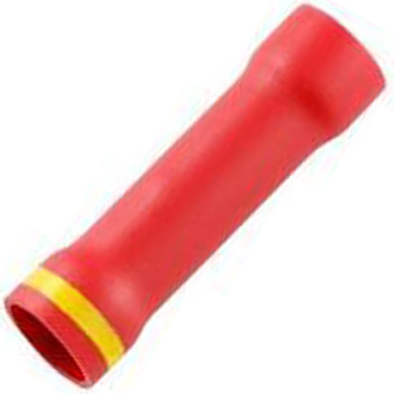 Vinyl Insulated Step Down Butt Connector 12-10 Gauge to 8 Gauge – 10 or 100 Pack