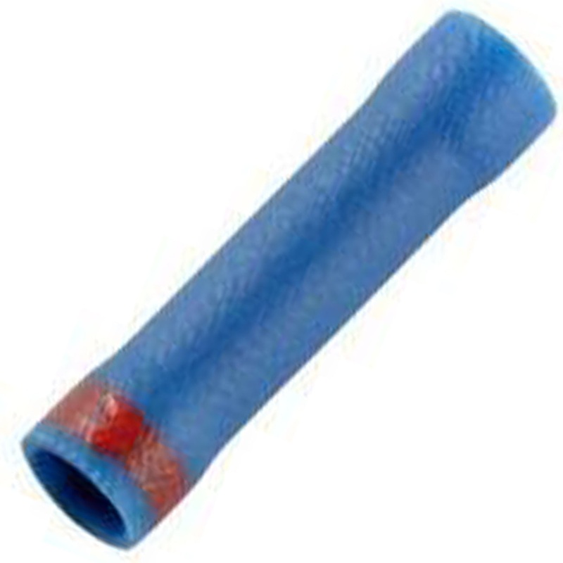 Vinyl Insulated Step Down Butt Connector – 8 AWG to 6 AWG – 10 or 100 Pack