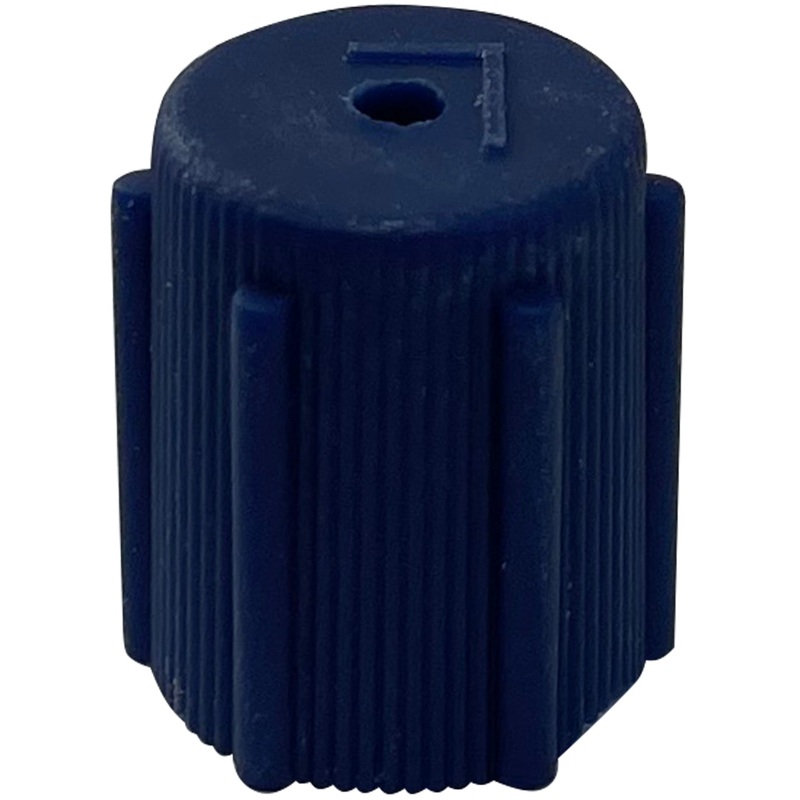 A/C Service Port Cap – Blue R-134a Low Side – M8 x 1.0 Thread – 10 Pack