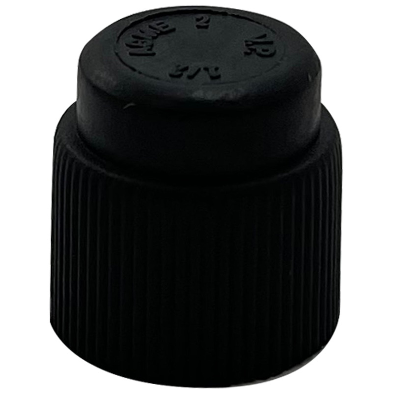 Black A/C Service Port Cap For Cylinders & Equipment – 1/2 – 10 Pack
