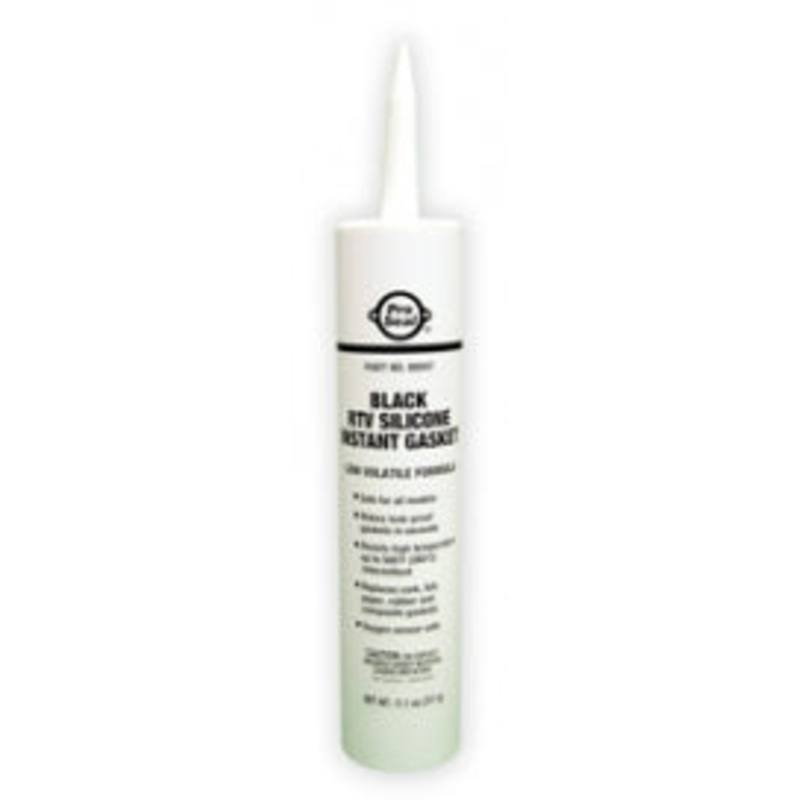 Black RTV Silicone Instant Gasket, 10.3 Cartridge