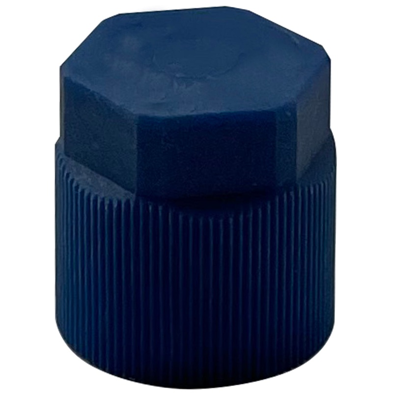 Blue A/C R-134a Low Side Service Port Cap 15 MM – 10 MM x 1.25 – 10 Pack
