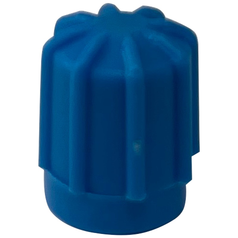Blue A/C R-134a Low Side Service Port Cap Aeroquip 13 MM – M8 x 1.0 MM – 10 Pack