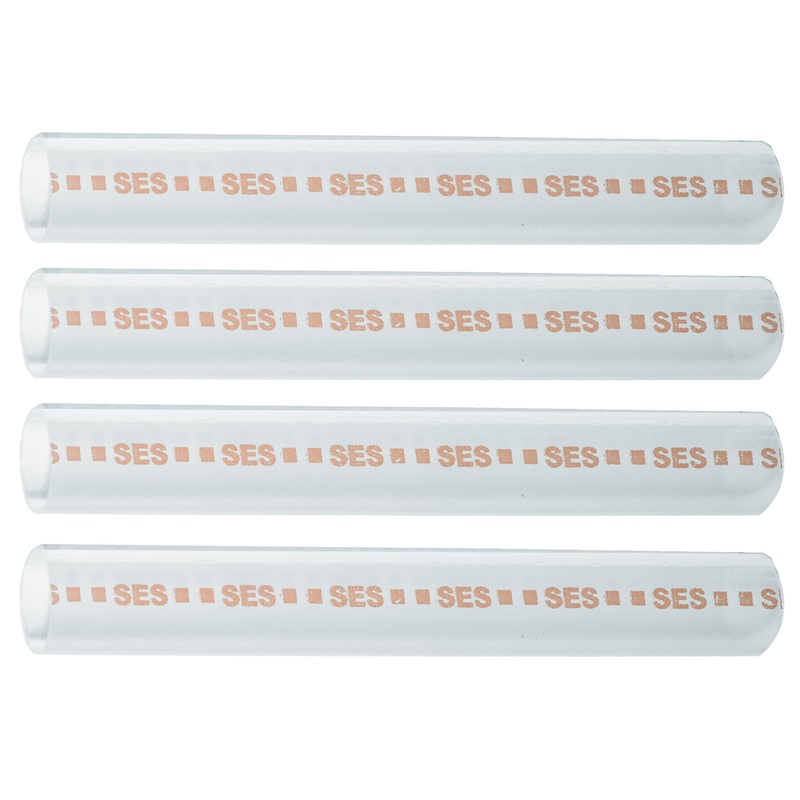 Clear High Adhesive Flow Lined Heat Shrink Tubing 4:1 Orange .700 ID 8-1/0 AWG – 12 Inch 4 Pack