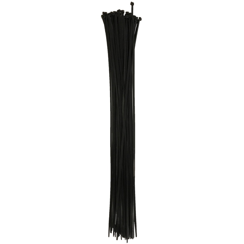Heavy Duty Black Cable Ties – 36 Length – 175 lb Tensile – 50 or 100 Pack