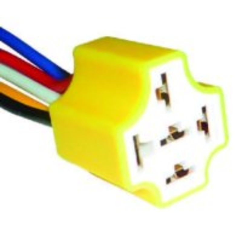 High heat Ceramic 4/5 pin relay harness Rated at 300 dg.