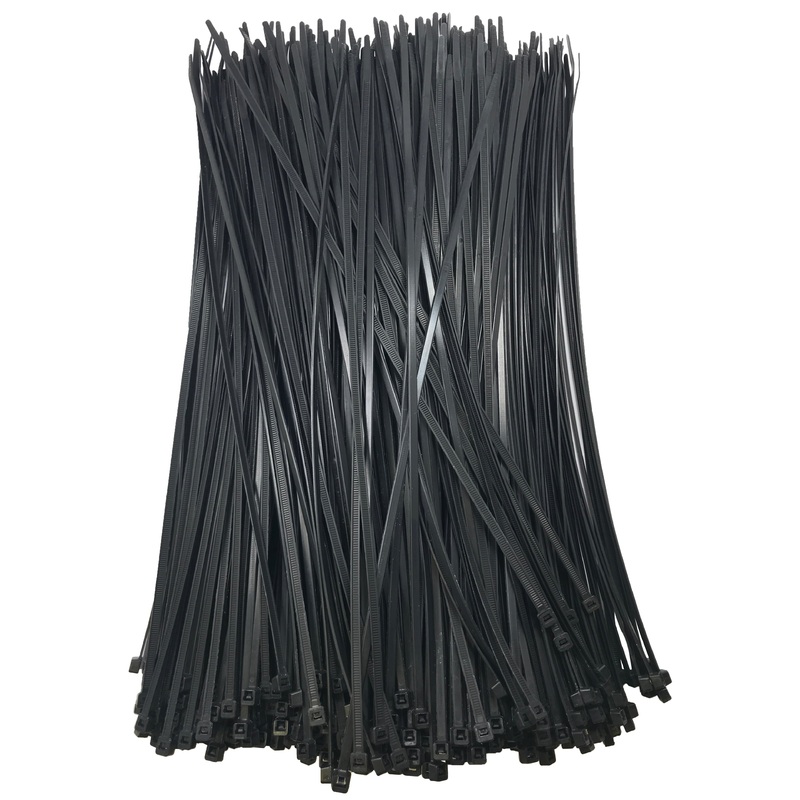Standard Black 14 Inch Cable Ties 50 lbs – 100 or 500 Pack