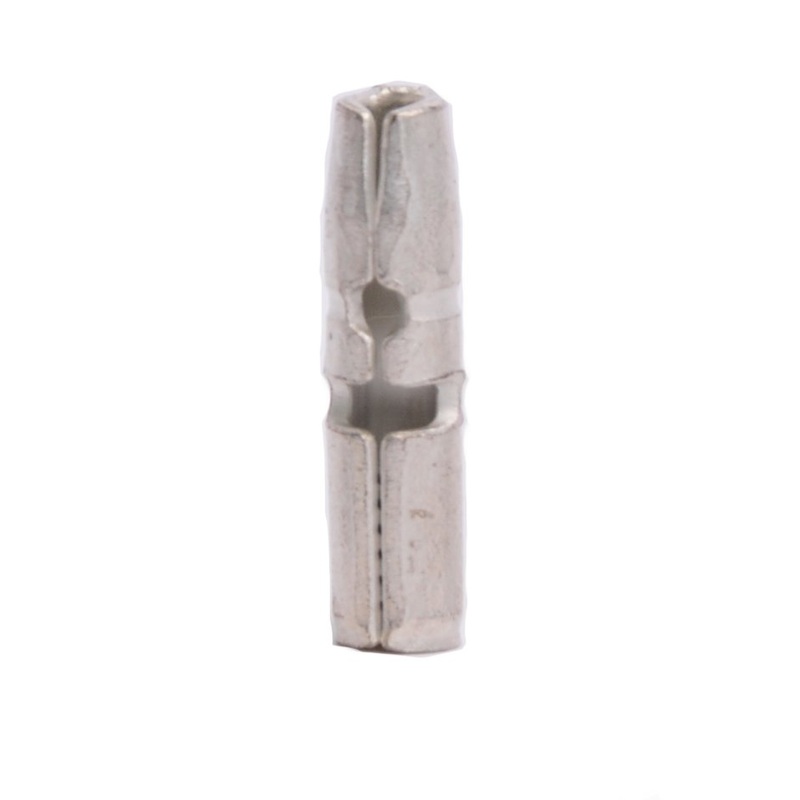 16-14 AWG Non-Insulated Male Bullet Connector – 0.157 Tab – 100 or 1000 Pack – Made in USA