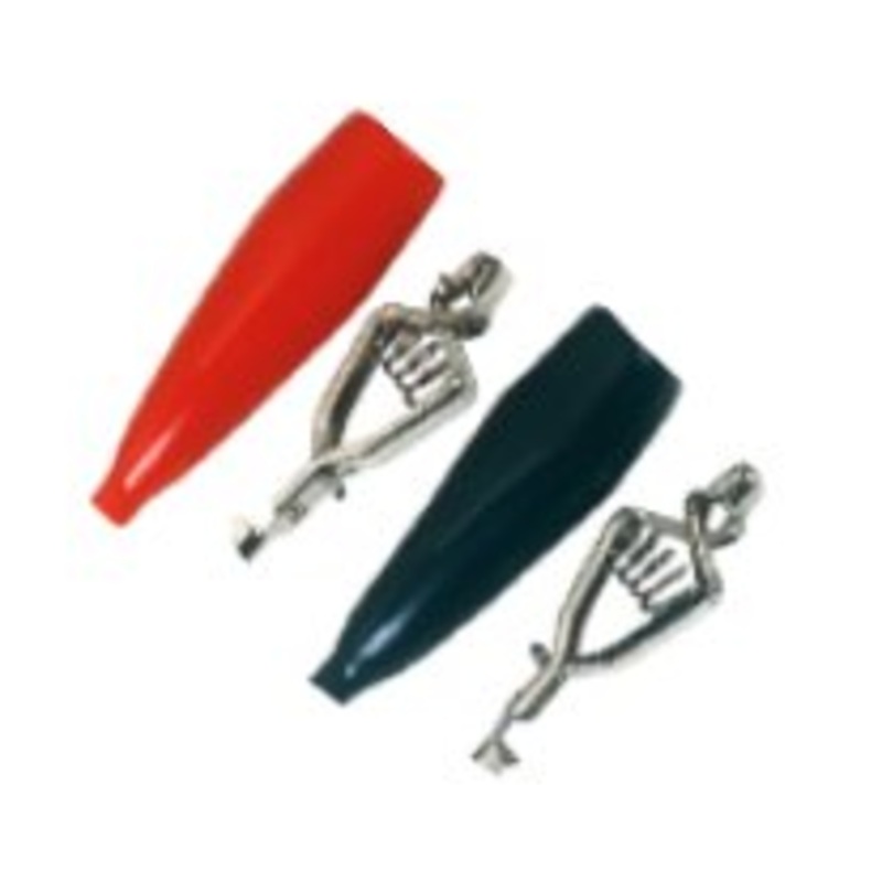 Black Boot Spring Clip / Test Clip 50 Amp 4-1/8 Inch Long 1-1/2 Inch Max Opening