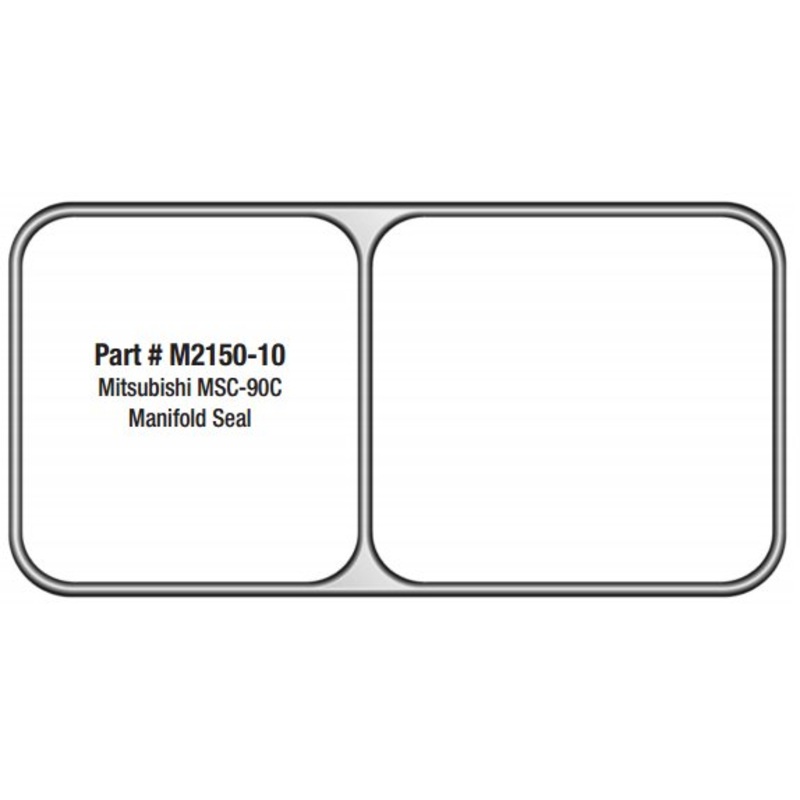 Black Neoprene Moulded Seals- Mitsubishi MSC Manifold Seal – 10 PK