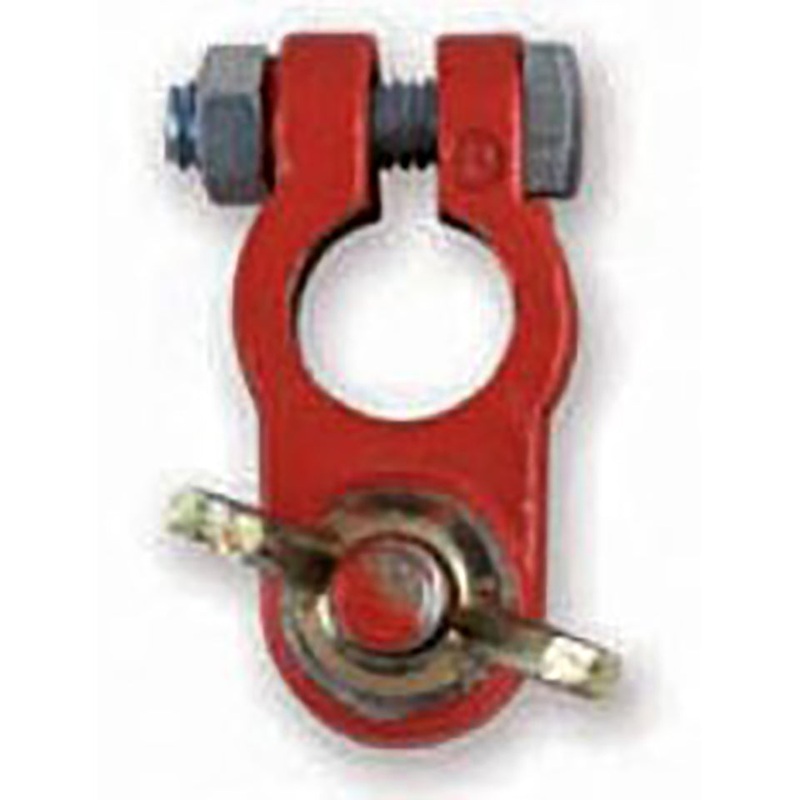 Red Marine Epoxy-Coated Wing Nut Terminal – Positive