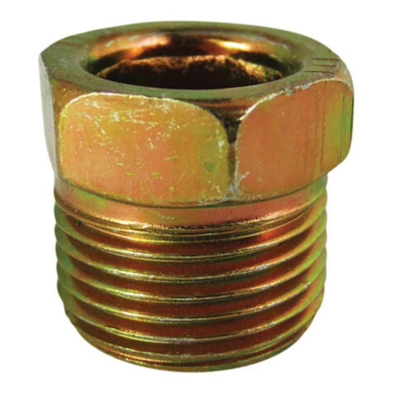 Standard Steel Invert Flare Tube Nut – 1/2 x 3/4 – 18 TPI – 10 Pack