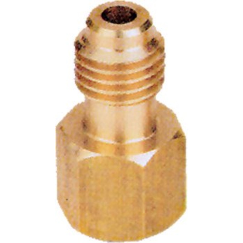 1/2 ACME male x 14mm x 1.5 female R-134a Hose Connector, each