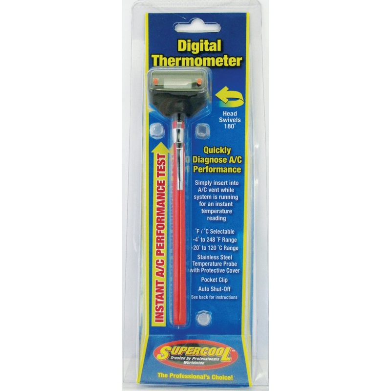180 Degree Swivel Head Digital Thermometer – Each