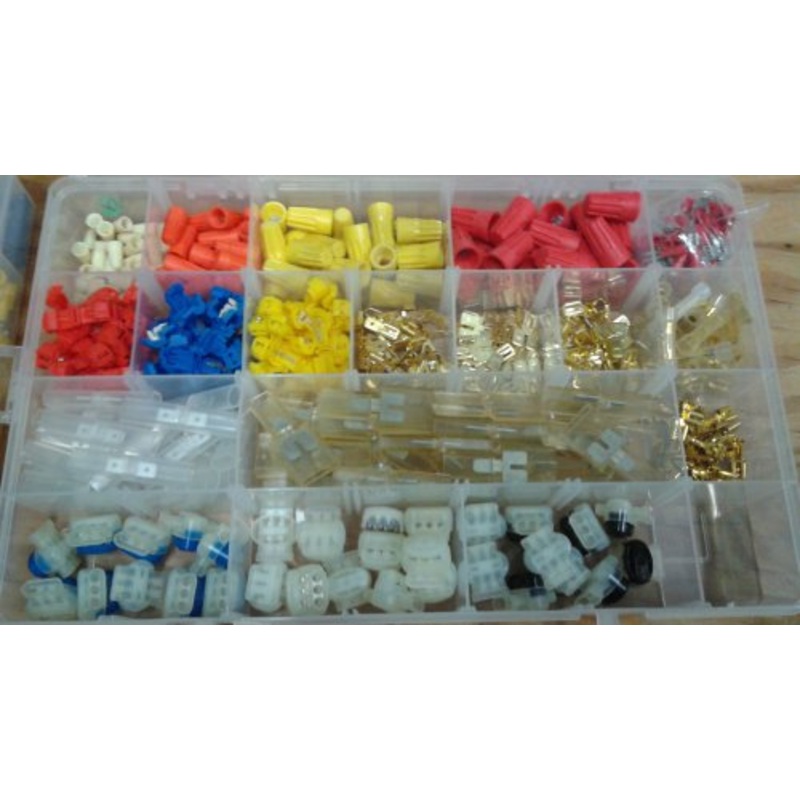 5015 Piece Jumbo Master Nylon & Vinyl Insulated Wire Terminal Connector Assortment Kit