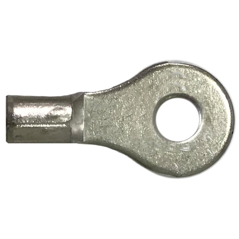 8 AWG Non-Insulated Ring Terminal – #8 Stud – 25 to 1000 Pack – Made in USA
