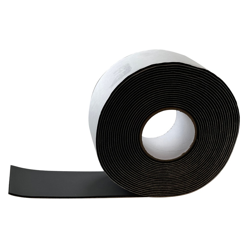 Black Foam A/C Insulation Tape – 1/8 x 2 x 30 Ft Roll
