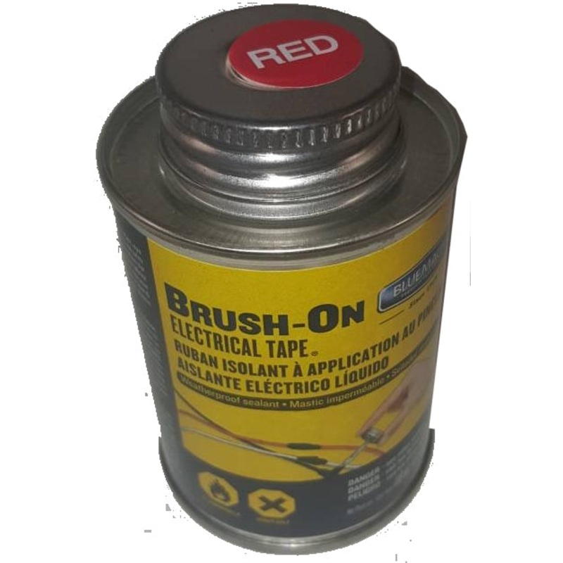 Blue Magic Brush-On Electrical Tape- Red, 4 oz