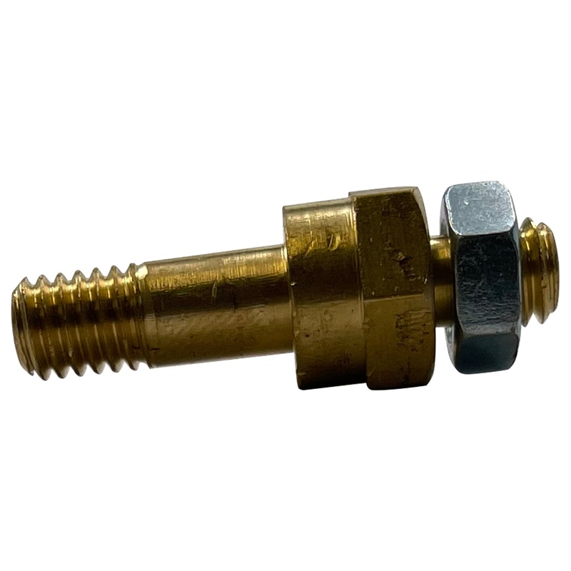 Brass Side Mount Battery Bolt Extender for Dual Cable Connection
