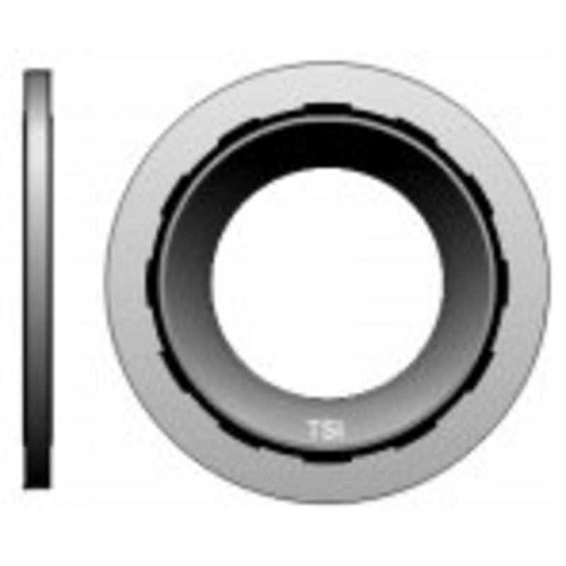 GM Sealing Washer, 5/8 in Thick Black, 10 PK