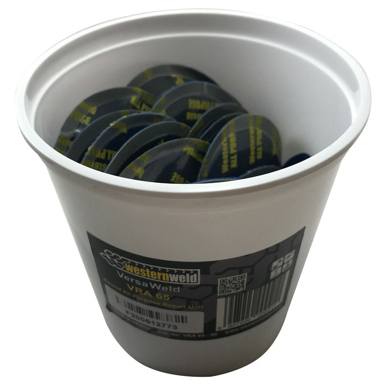 2-5/8 Large Round Reinforced Tire Repair Patch – Pack of 50 – Made in the USA