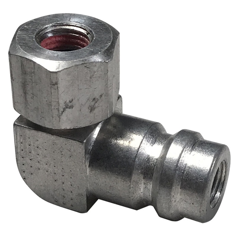 A/C Retrofit Adapter – High Side 90 Elbow – 3/16 R12 to R134a Conversion Fitting