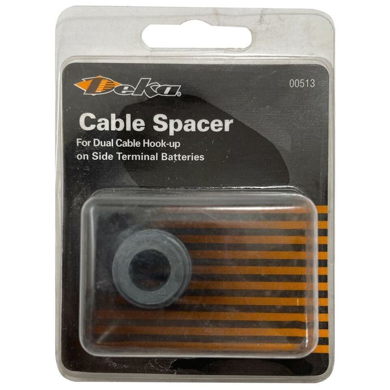 Deka 00513 O.E Side Terminal Bolt Cable Spacer for Dual Cable Hook Up – Made in the USA