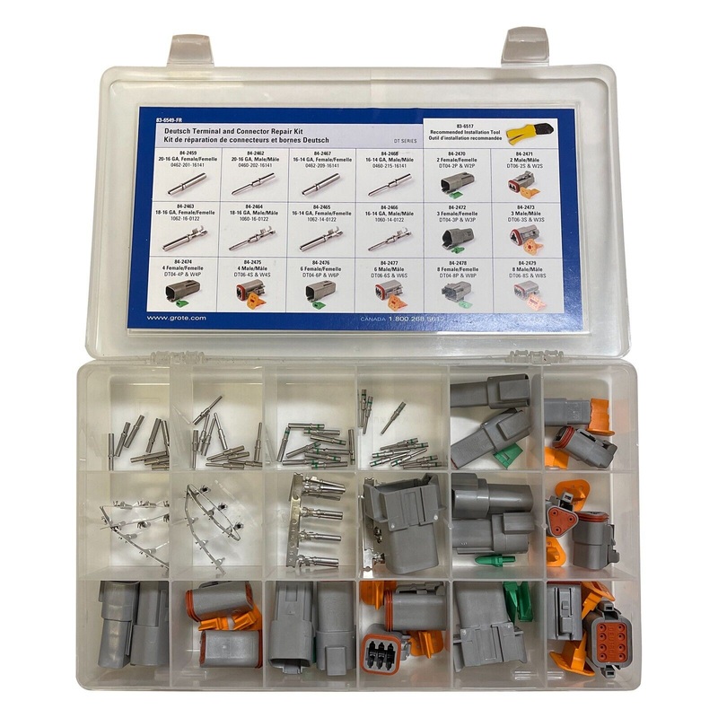 Grote 83-6549 Deutsch Terminal & Pin Connector Electrical Repair Assortment Kit