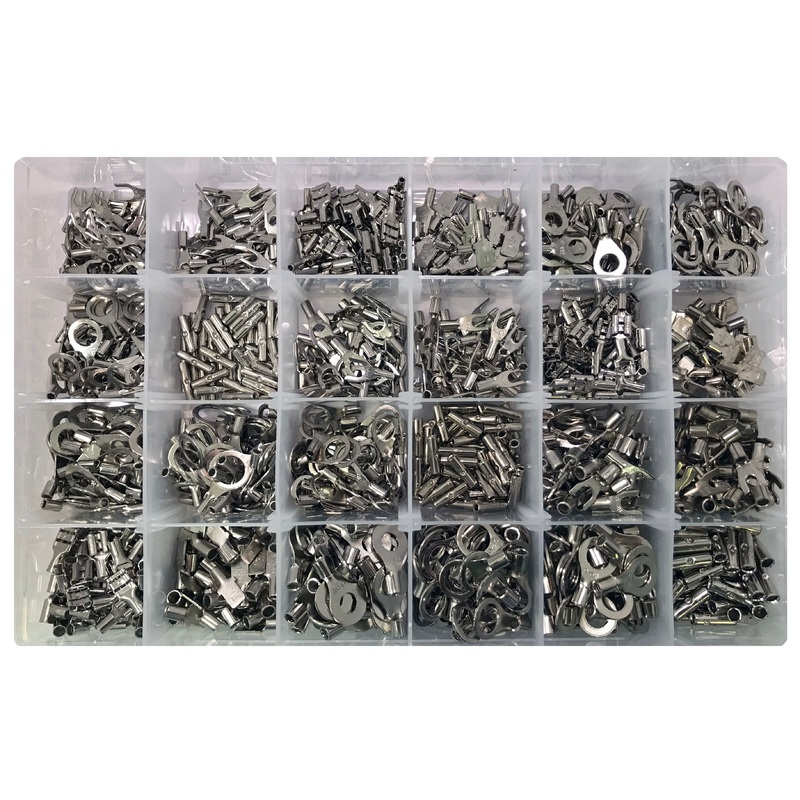 High Temperature Wire Terminal Connector Assortment Kit – 1200 Piece – Made in USA