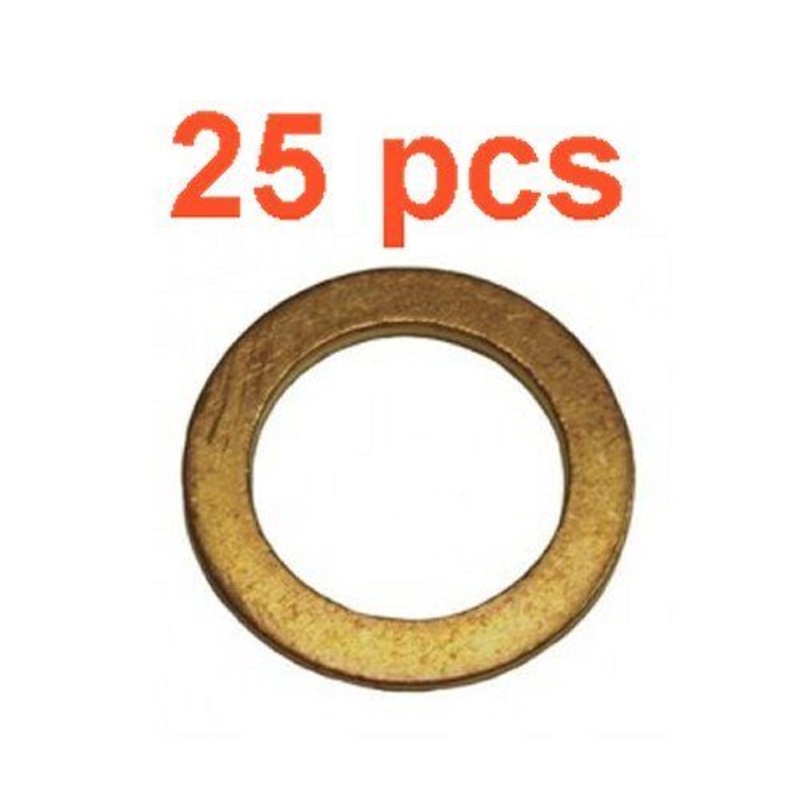 Marli 14 mm Copper Oil Drain Plug Gasket’s DP7253 72-53 Fits Mercedes – 25 or 100 Pack