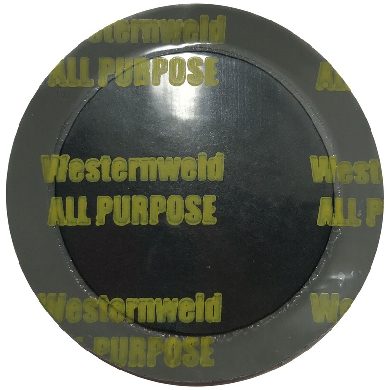 Western Weld 1-3/4 Small Round Reinforced Tire Repair Patch – Pack of 30 – Made in the USA