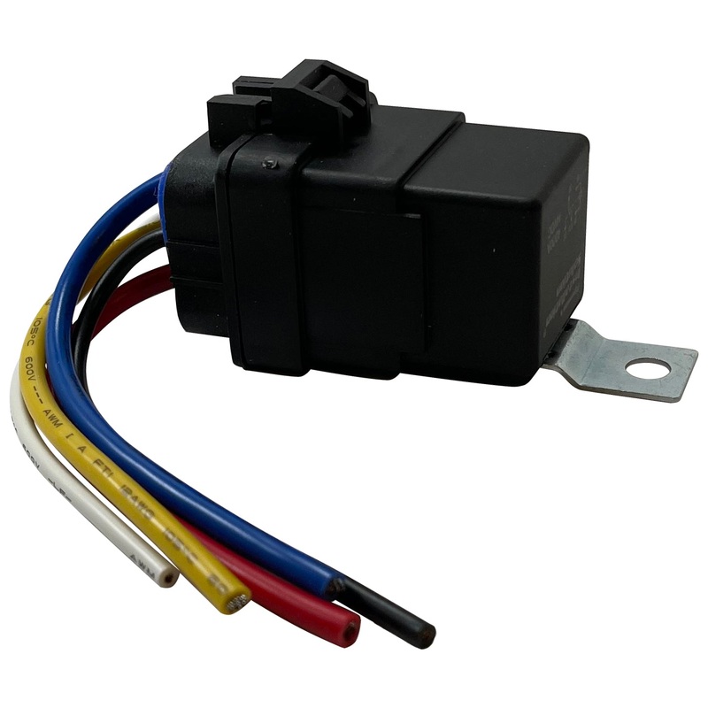 12V Waterproof 5-Pin Relay Switch with Wire Harness – 40A IP67 Universal
