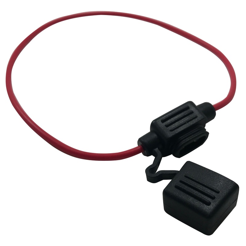 18 AWG Micro2 Inline Blade Fuse Holder – Waterproof – 30 Amp – 1 or 5 Pack