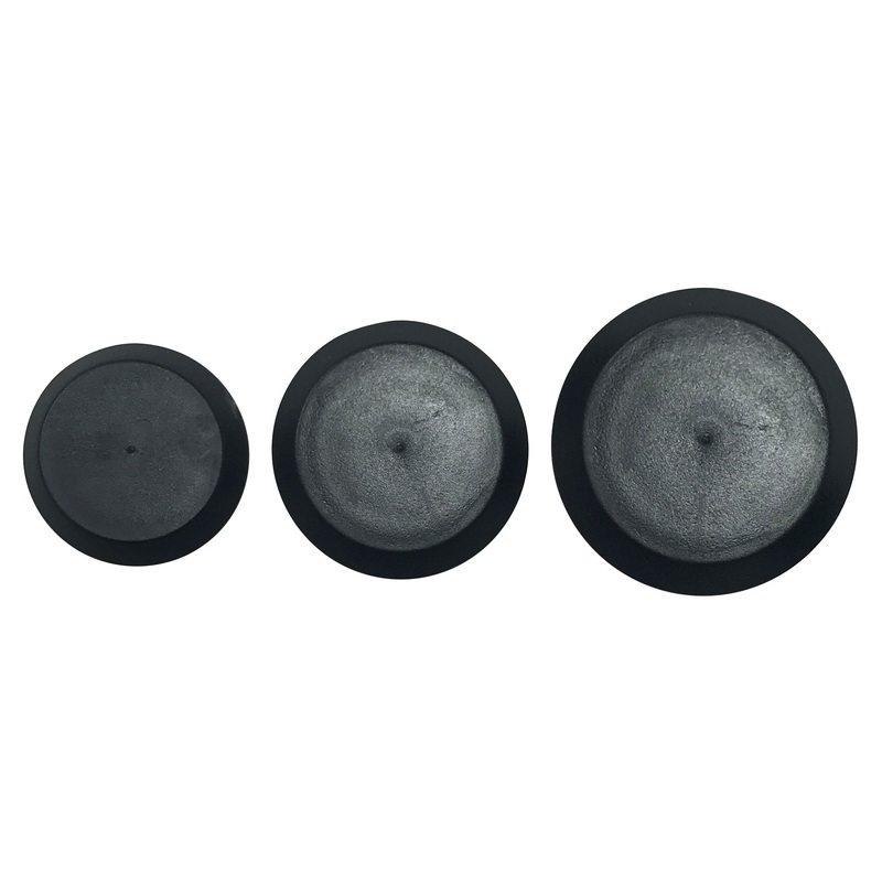 75 Piece Black Flush Plug Mount – 3/4 7/8 & 1 Hole